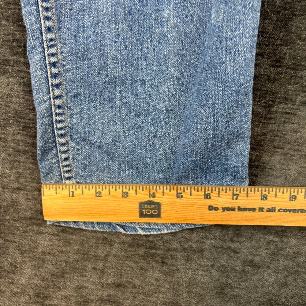 Vintage Levis Flex Jeans Mens 34x30 Light Wash Straight Leg Made in USA Casual